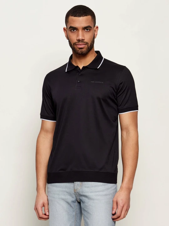 Zdjęcie produktu Karl Lagerfeld Polo | Regular Fit czarny