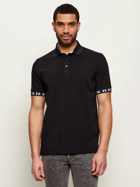 Zdjęcie produktu Karl Lagerfeld Polo | Regular Fit czarny