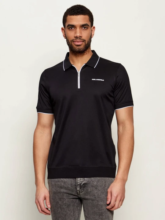 Zdjęcie produktu Karl Lagerfeld Polo | Regular Fit czarny
