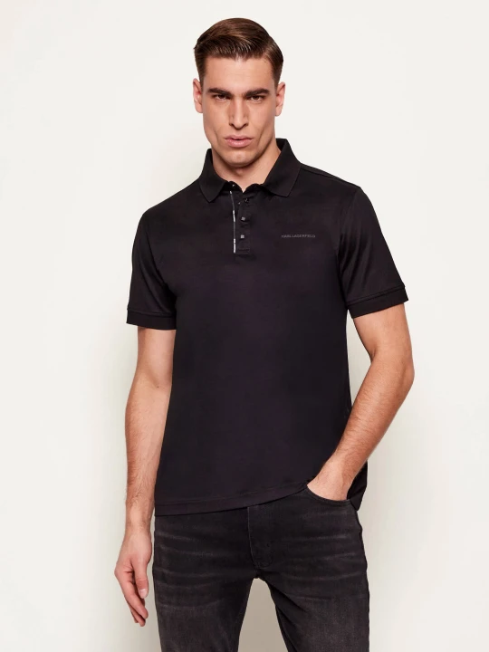 Zdjęcie produktu Karl Lagerfeld Polo | Regular Fit czarny