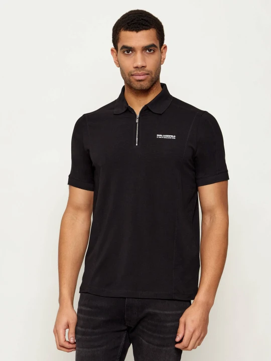 Zdjęcie produktu Karl Lagerfeld Polo | Regular Fit czarny