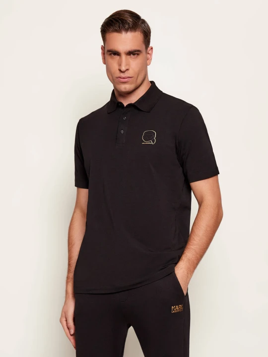 Zdjęcie produktu Karl Lagerfeld Polo | Regular Fit czarny