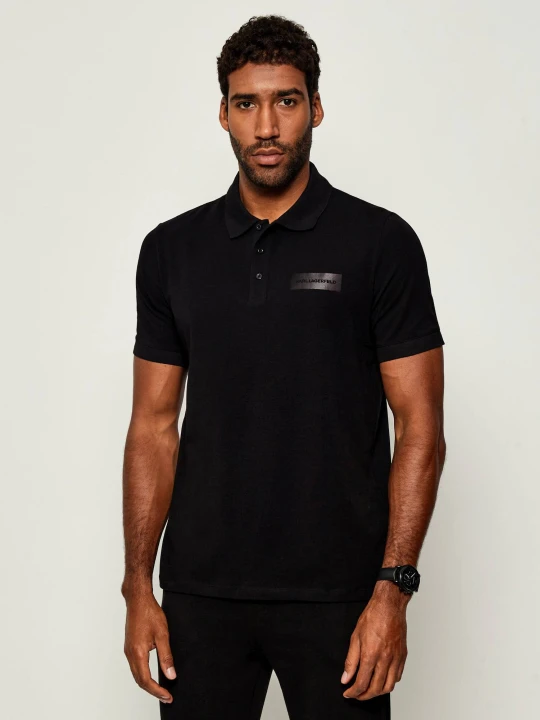 Zdjęcie produktu Karl Lagerfeld Polo | Regular Fit czarny