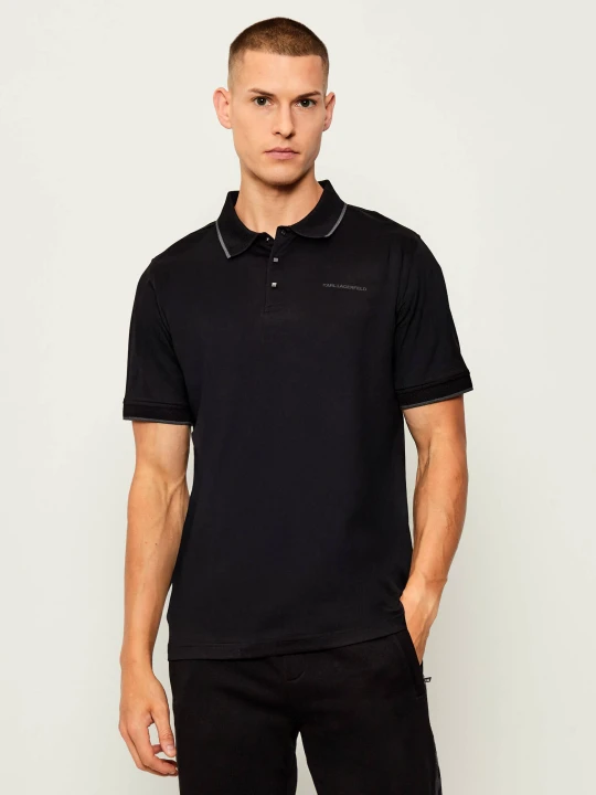 Zdjęcie produktu Karl Lagerfeld Polo | Regular Fit czarny
