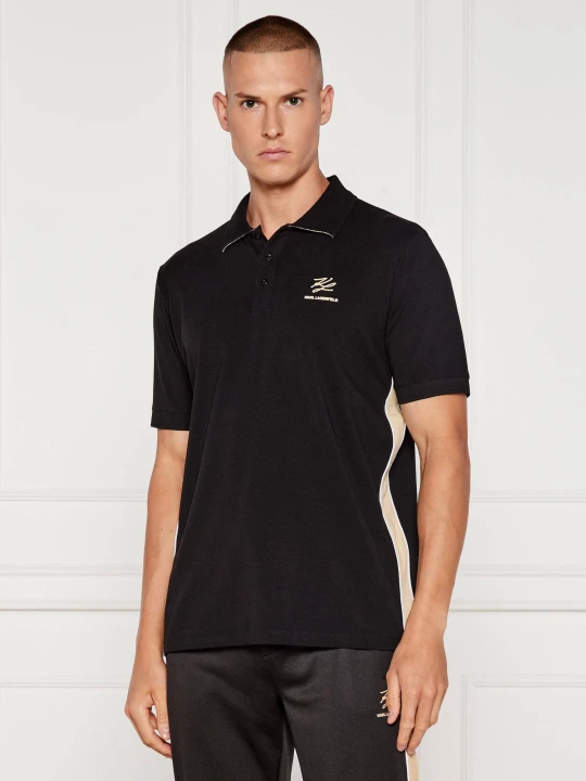 Zdjęcie produktu Karl Lagerfeld Polo | Regular Fit czarny