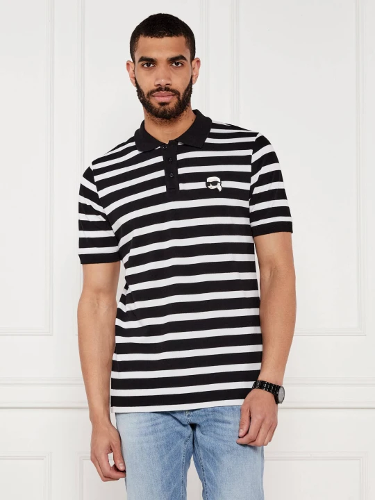 Zdjęcie produktu Karl Lagerfeld Polo | Regular Fit czarny