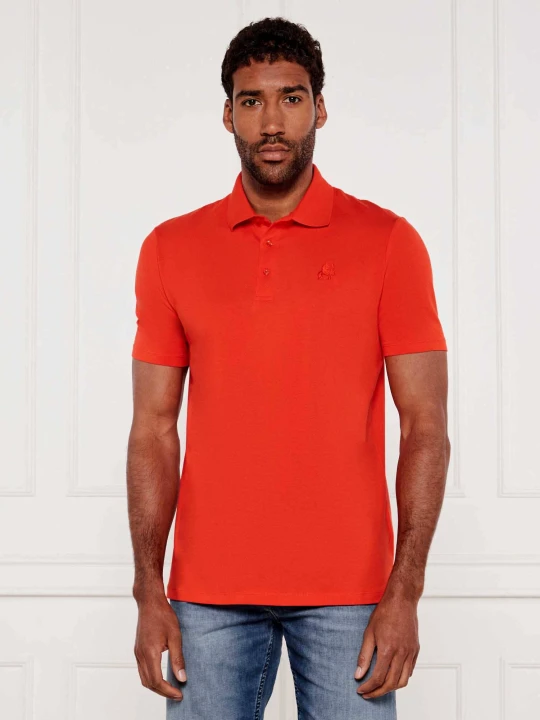 Zdjęcie produktu Karl Lagerfeld Polo | Regular Fit pomarańczowy