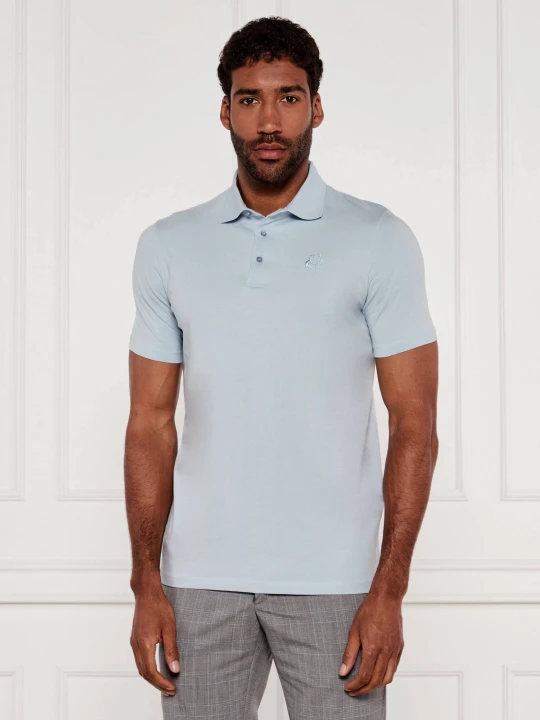 Zdjęcie produktu Karl Lagerfeld Polo | Regular Fit błękitny