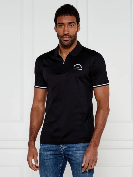Zdjęcie produktu Karl Lagerfeld Polo | Regular Fit czarny