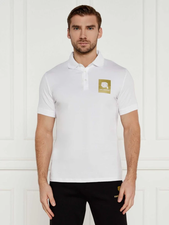 Zdjęcie produktu Karl Lagerfeld Polo | Regular Fit biały