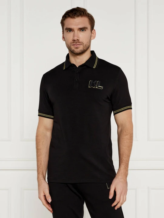 Zdjęcie produktu Karl Lagerfeld Polo | Regular Fit czarny