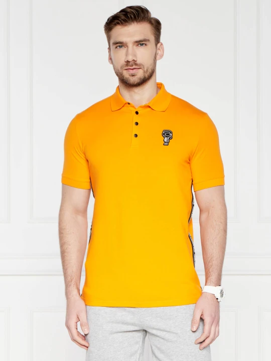 Zdjęcie produktu Karl Lagerfeld Polo | Regular Fit pomarańczowy
