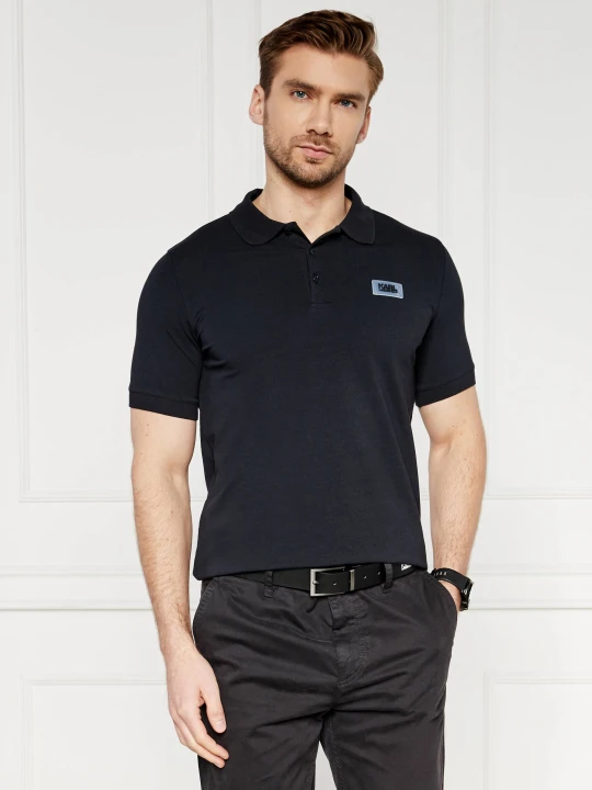 Zdjęcie produktu Karl Lagerfeld Polo | Regular Fit czarny