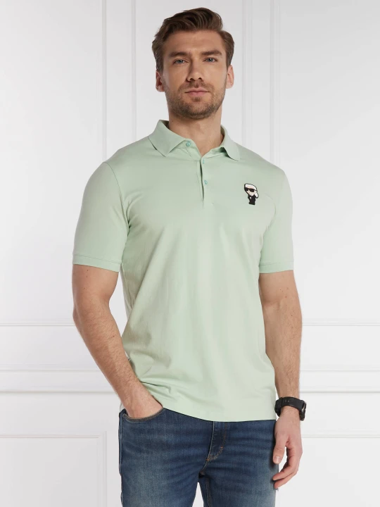 Zdjęcie produktu Karl Lagerfeld Polo | Regular Fit miętowy