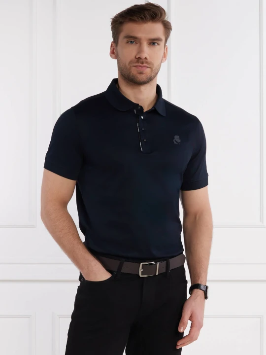 Zdjęcie produktu Karl Lagerfeld Polo | Regular Fit granatowy