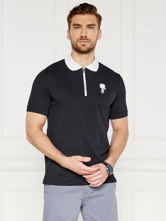 Zdjęcie produktu Karl Lagerfeld Polo | Regular Fit granatowy