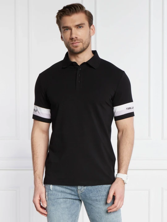 Zdjęcie produktu Karl Lagerfeld Polo | Regular Fit czarny