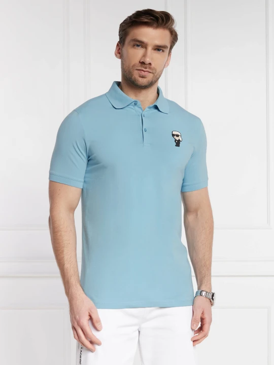 Zdjęcie produktu Karl Lagerfeld Polo | Regular Fit błękitny