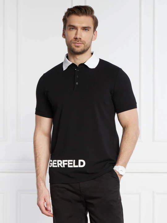 Zdjęcie produktu Karl Lagerfeld Polo | Regular Fit czarny