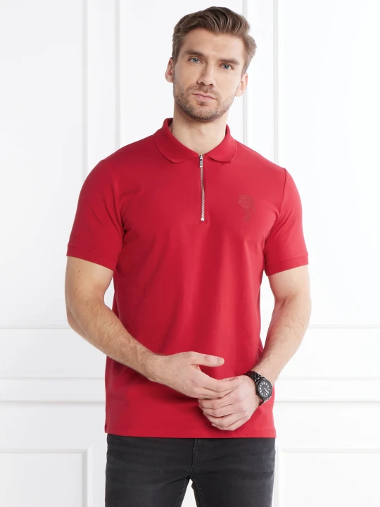 Zdjęcie produktu Karl Lagerfeld Polo | Regular Fit czerwony