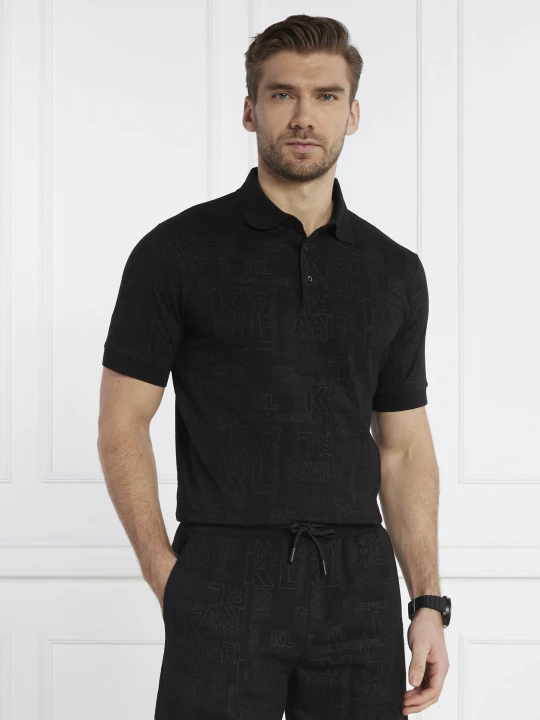Zdjęcie produktu Karl Lagerfeld Polo | Regular Fit czarny