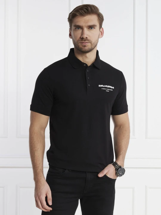 Zdjęcie produktu Karl Lagerfeld Polo | Regular Fit czarny