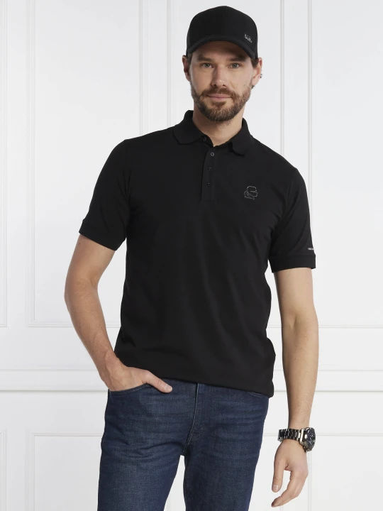 Zdjęcie produktu Karl Lagerfeld Polo | Regular Fit czarny