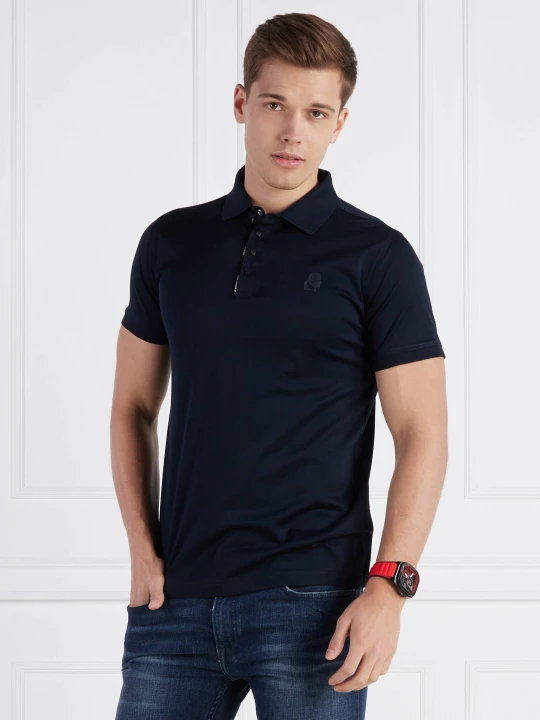 Zdjęcie produktu Karl Lagerfeld Polo | Regular Fit granatowy