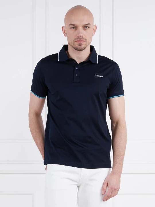 Zdjęcie produktu Karl Lagerfeld Polo | Regular Fit granatowy