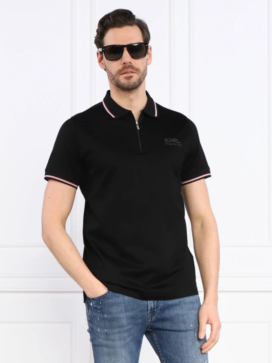 Zdjęcie produktu Karl Lagerfeld Polo | Regular Fit czarny