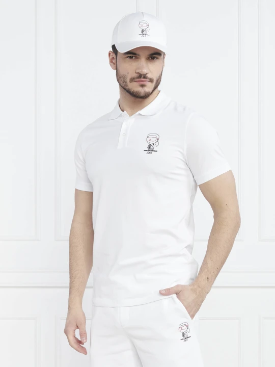 Zdjęcie produktu Karl Lagerfeld Polo | Regular Fit biały