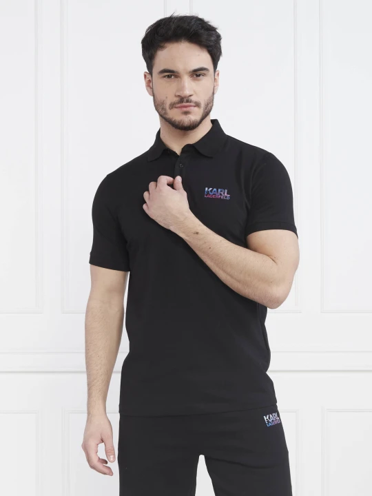 Zdjęcie produktu Karl Lagerfeld Polo | Regular Fit czarny
