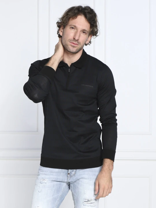 Zdjęcie produktu Karl Lagerfeld Polo | Regular Fit czarny