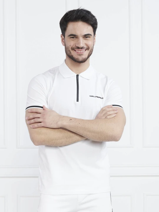 Zdjęcie produktu Karl Lagerfeld Polo | Regular Fit biały