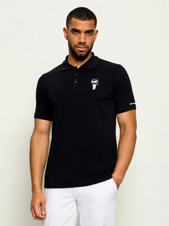 Zdjęcie produktu Karl Lagerfeld Polo | Regular Fit czarny