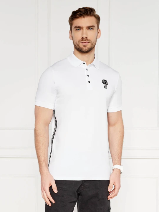 Zdjęcie produktu Karl Lagerfeld Polo | Regular Fit biały