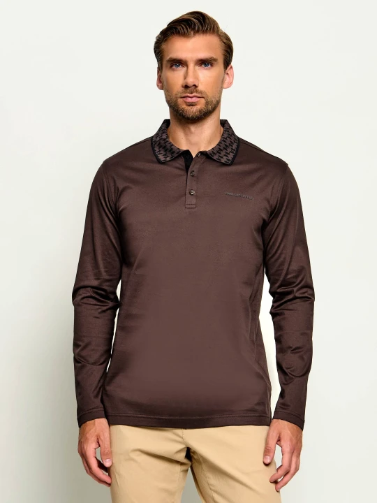 Zdjęcie produktu Karl Lagerfeld Polo | Regular Fit brązowy