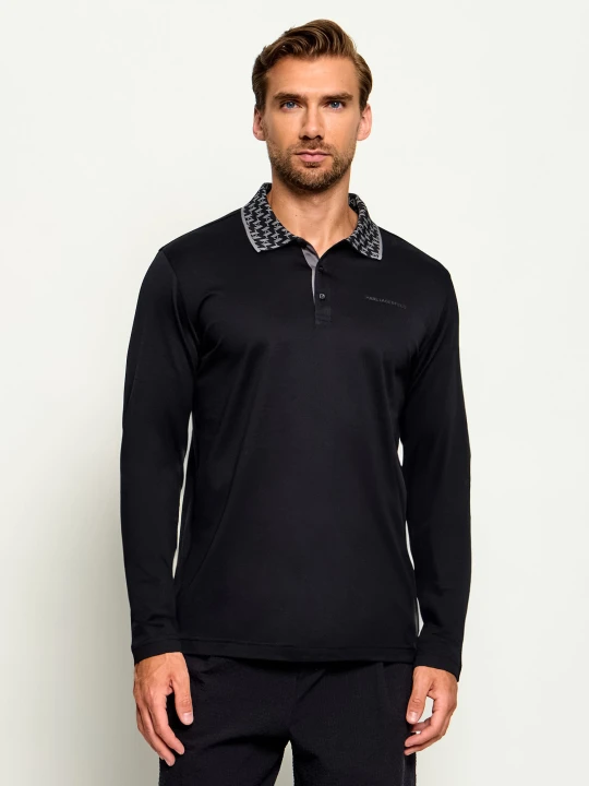Zdjęcie produktu Karl Lagerfeld Polo | Regular Fit czarny