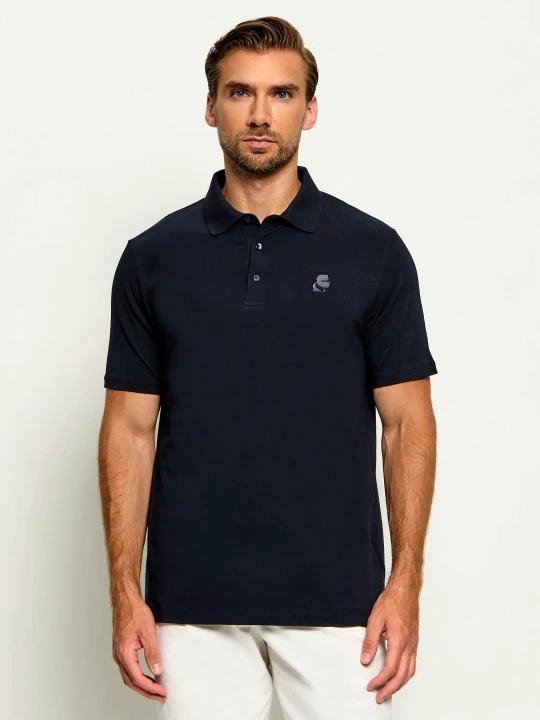 Zdjęcie produktu Karl Lagerfeld Polo | Regular Fit granatowy