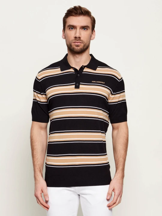 Zdjęcie produktu Karl Lagerfeld Polo | Slim Fit czarny