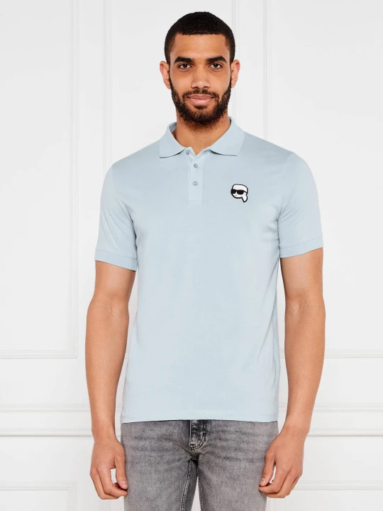 Zdjęcie produktu Karl Lagerfeld Polo | Slim Fit błękitny