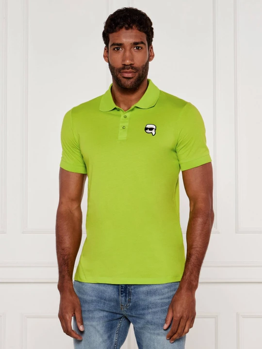 Zdjęcie produktu Karl Lagerfeld Polo | Slim Fit limonkowy