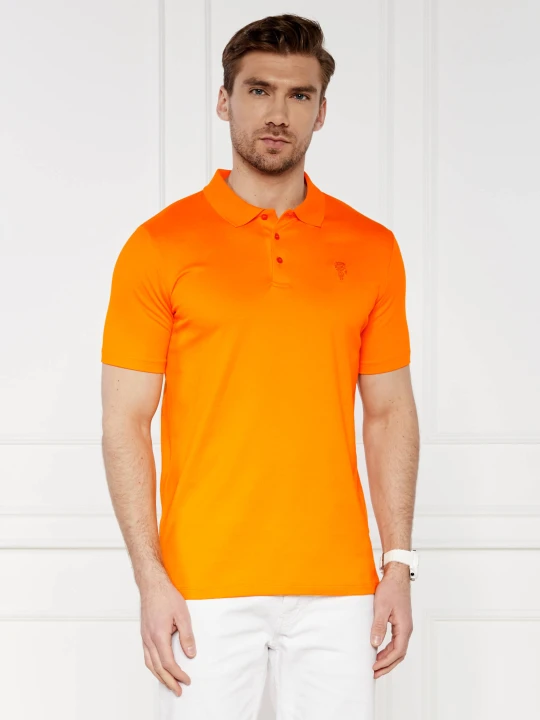 Zdjęcie produktu Karl Lagerfeld Polo | Slim Fit pomarańczowy