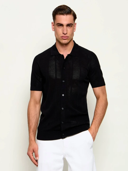 Zdjęcie produktu Karl Lagerfeld Polo | Slim Fit czarny