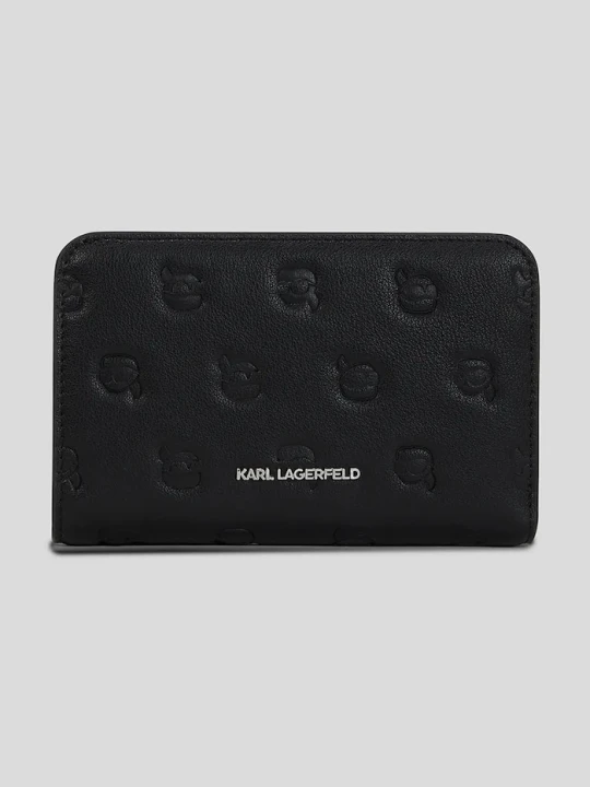 Zdjęcie produktu Karl Lagerfeld portfel IKON MONOGRAM czarny