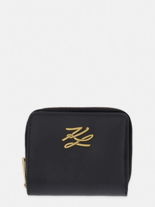 Zdjęcie produktu Karl Lagerfeld portfel damski skórzany K / AUTOGRAPH czarny
