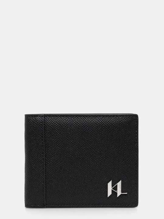 Zdjęcie produktu Karl Lagerfeld portfel męski skórzany K / MONOGRAM czarny