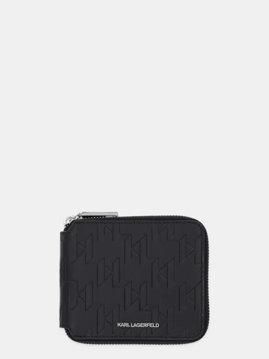Zdjęcie produktu Karl Lagerfeld portfel skórzany K / LOOM czarny