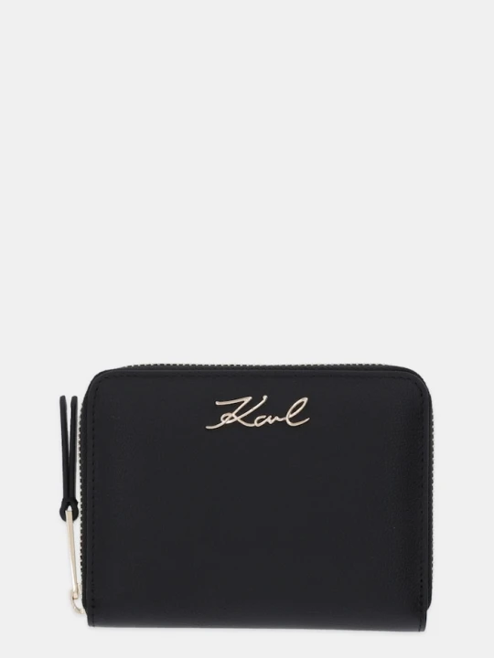 Zdjęcie produktu Karl Lagerfeld portfel skórzany K / SIGNATURE czarny