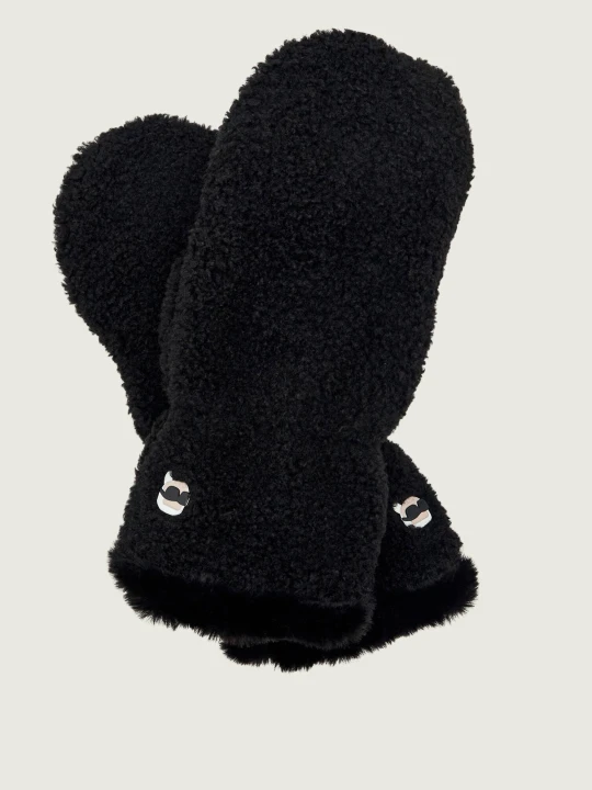 Zdjęcie produktu Karl Lagerfeld Rękawiczki Ikon | shearling czarny